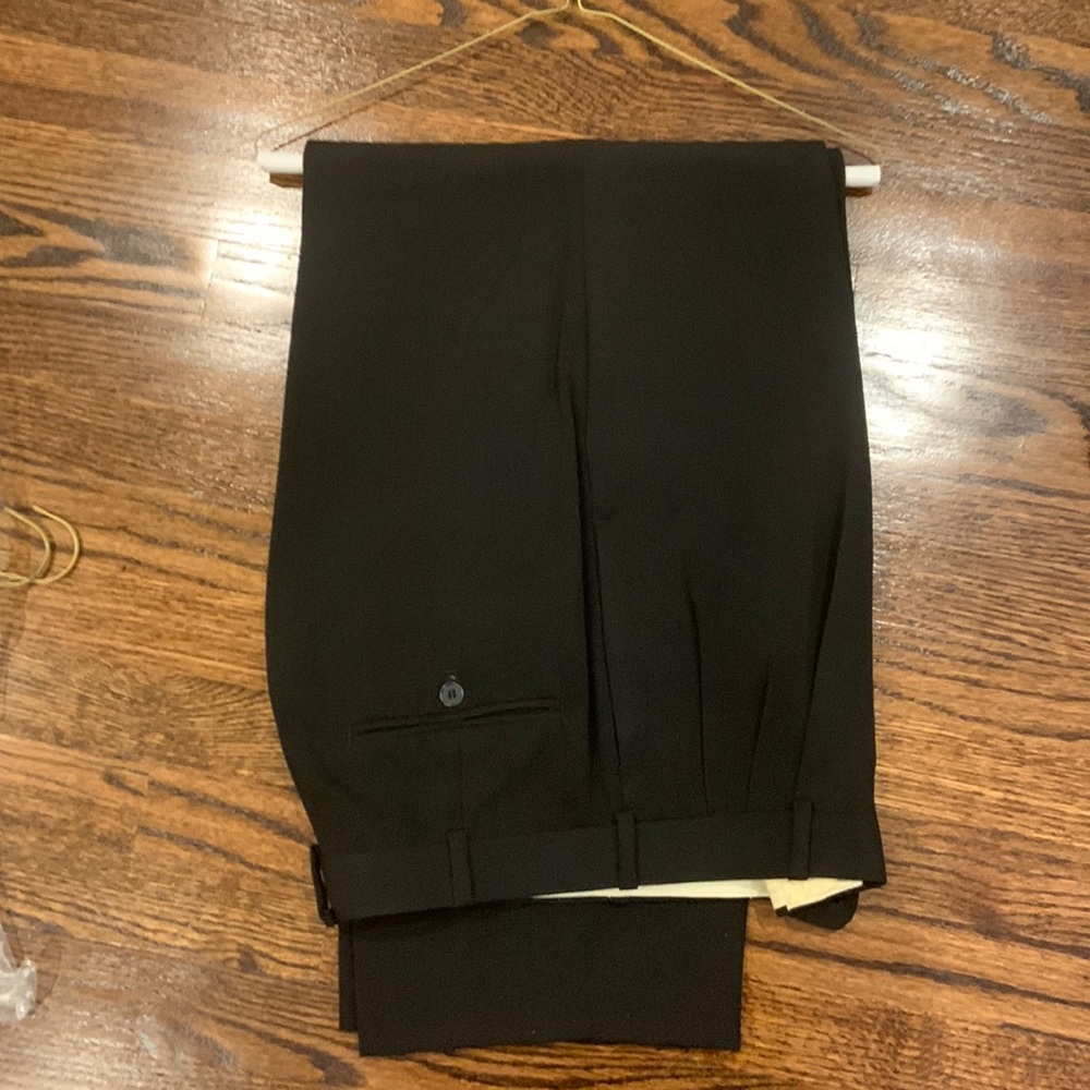 Mens wool pant 42” from waist to bottom and 1” to let out